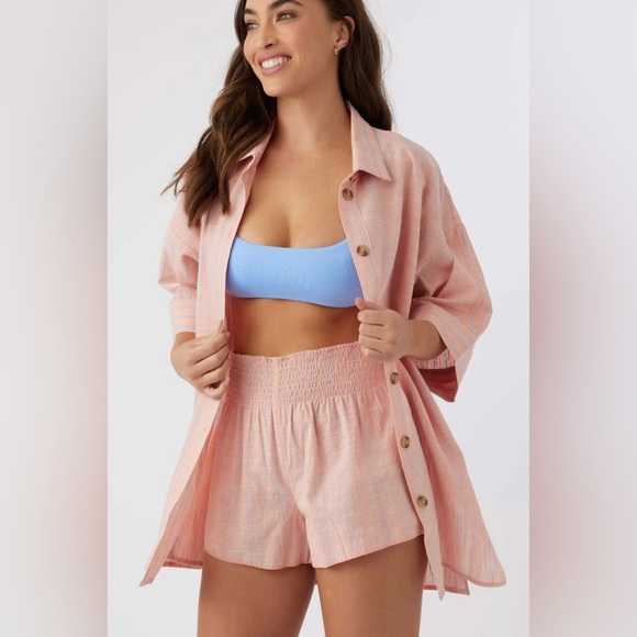 NEW ONEIL- Doris Striped Shirt Top - Picture 6 of 10